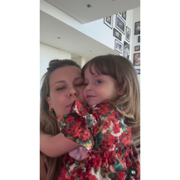 Diana Garbin mostrou um momento fofo com a filha Lua