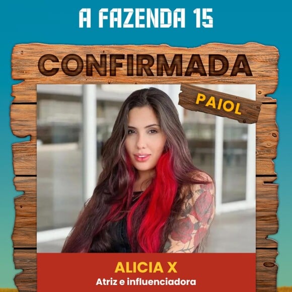 'A Fazenda 2023': a influenciadora Alicia X está no Paiol tentando uma vaga na temporada