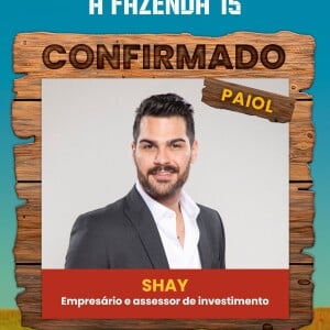 'A Fazenda 2023': Shayan, que participou de 'A Fazenda 14', está no Paiol da 15ª edição