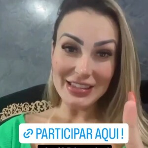 Andressa Urach revelou que o ganhador da rifa vai passar um dia com ela