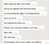 Print de uma das conversas que Ana Paula Renault teve com o namorado que foi exibido pela jornalista nas redes sociais