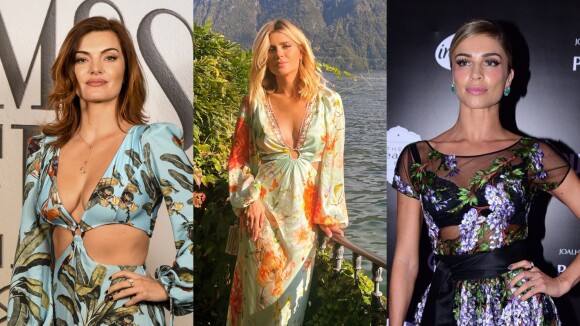 Vestido floral: Carolina Dieckmann, Grazi Massafera, Mayana Neiva e famosas usam look versátil IDEAL para casamento ao ar livre. Fotos!
