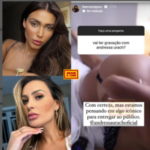 O anúncio do novo vídeo pornô de Andressa Urach com ex-amante de Neymar foi criticado: 'Coragem porque noção não tem'