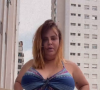 Valentina Francavilla disse, em abril, ter engordado 40 kg