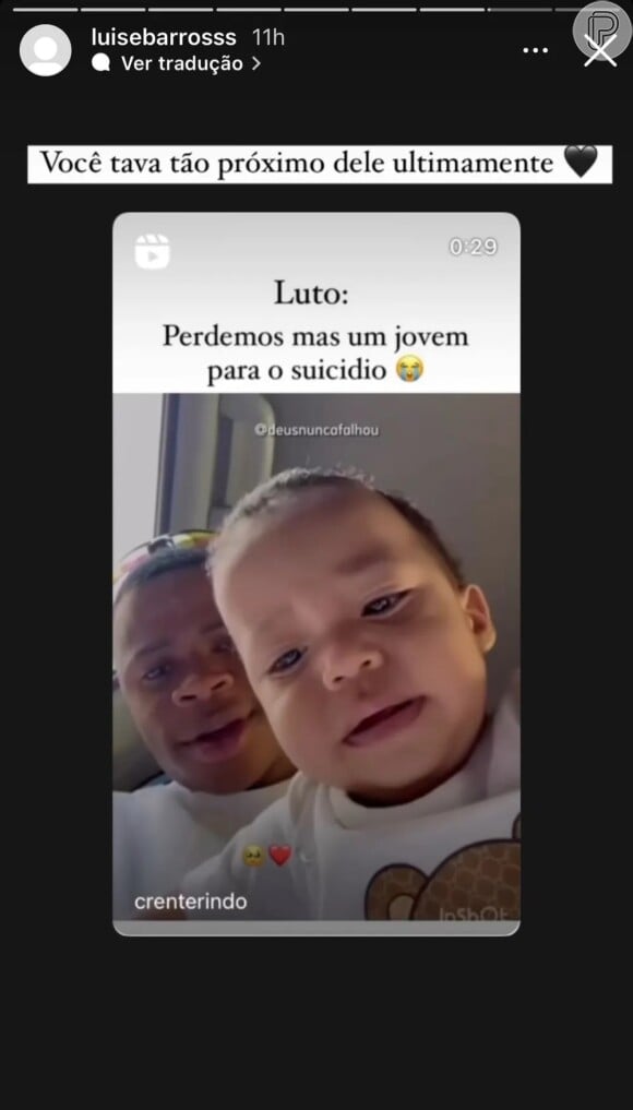 Rodrigo Amendoim, infelizmente, deixa um bebê de 9 meses órfão