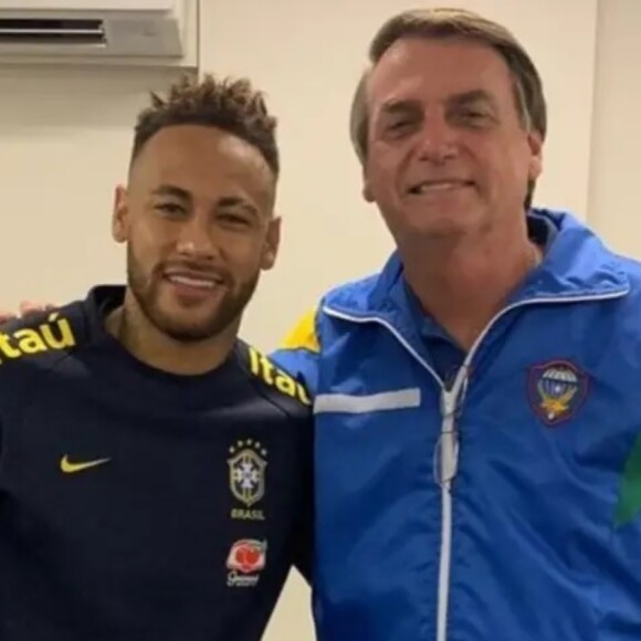 Neymar é apoiador do ex-presidente Jair Bolsonaro