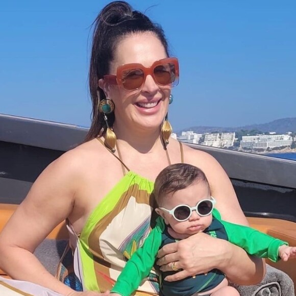 Claudia Raia faz revelação sobre abandonar filho de oito meses, Luca, para voltar a atuar em novelas
