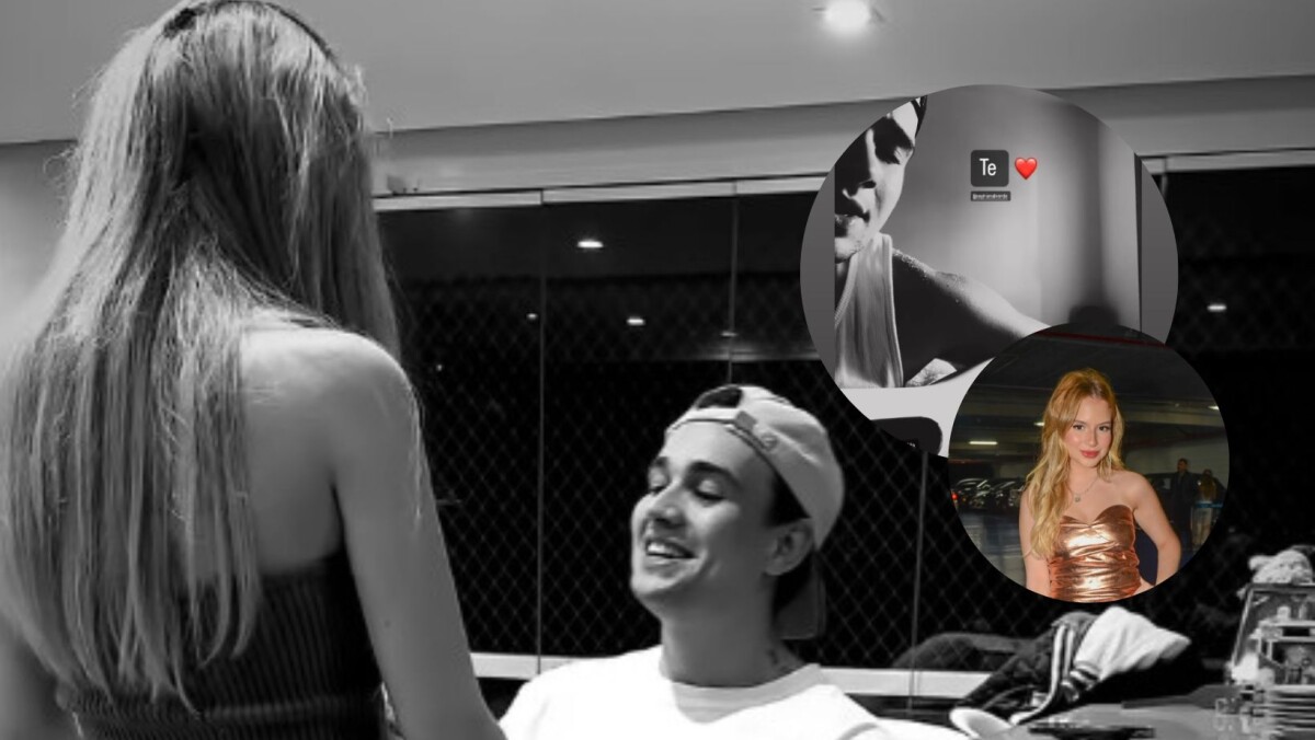 Foto Sophia Valverde ganhou declaração do namorado, Rafael Almeida. Filho de Solange Almeida