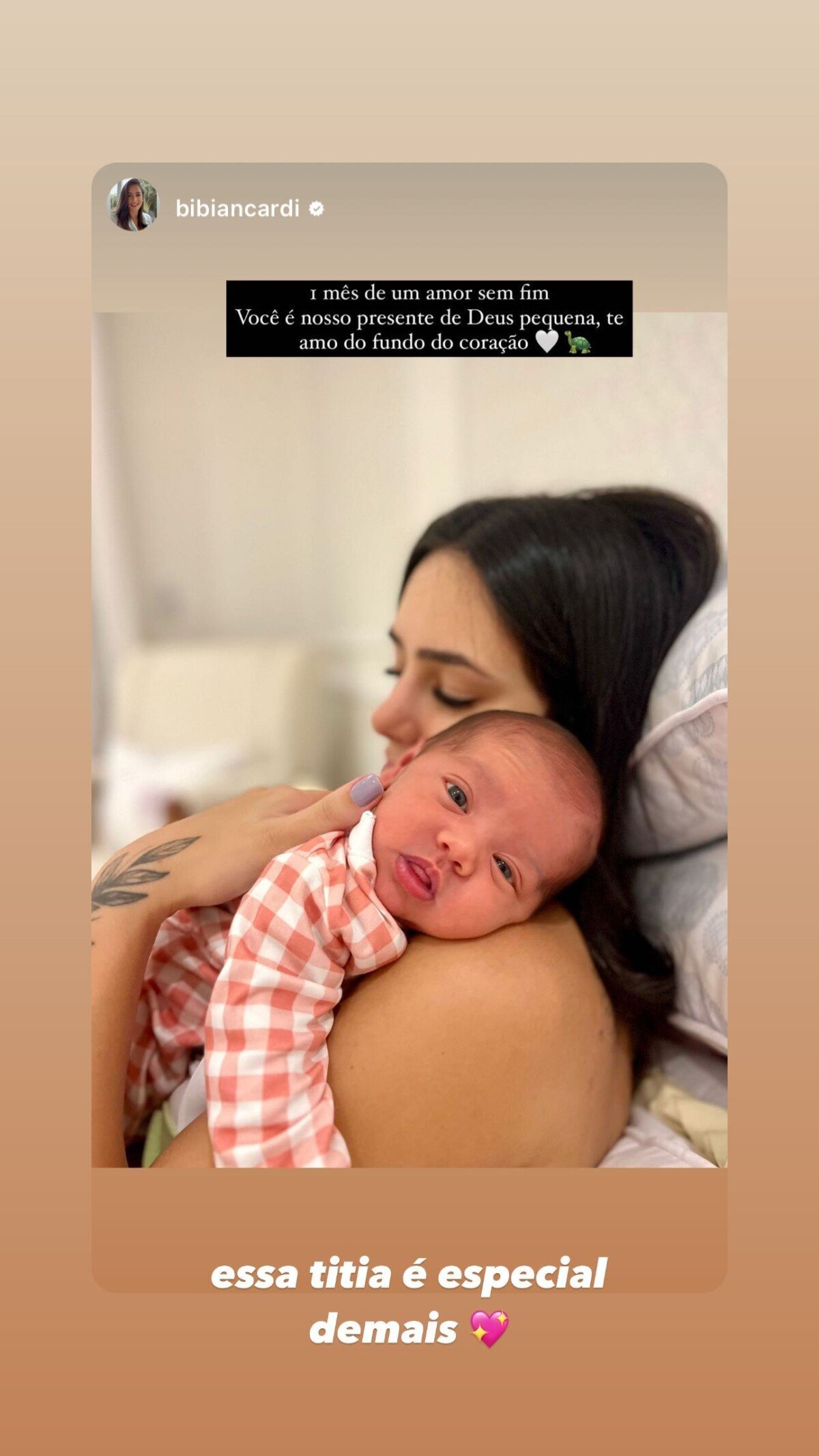 Foto: Mavie, Filha De Bruna Biancardi E Neymar, Completou Um Mês De ...