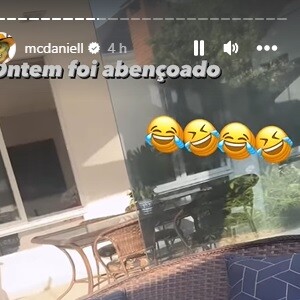 Yasmin Brunet apareceu em um momento de descontração em vídeo de MC Daniel