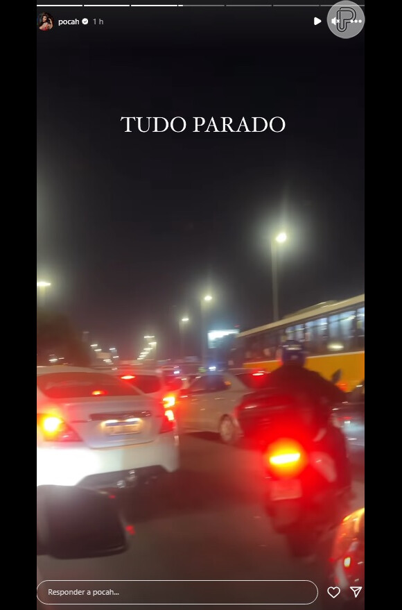 RBD no Brasil: Pocah mostrou trânsito parado em dia de show do grupo