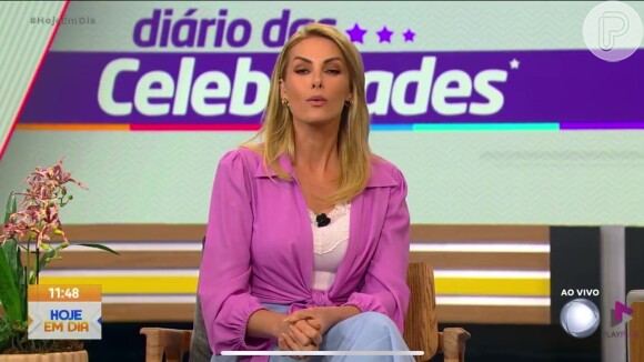Ana Hickmann volta à Record TV após sofrer agressão do marido, Alexandre Correa, para apresentar o programa 'Hoje em Dia'