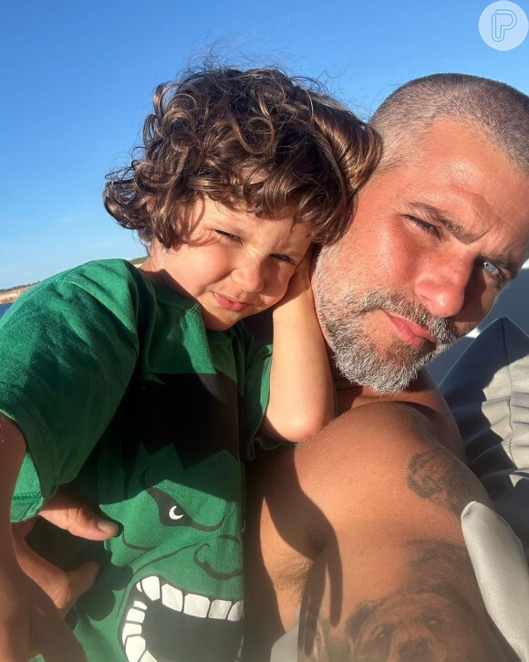 Bruno Gagliasso esteve com a família em Ibiza, na Espanha, recentemente