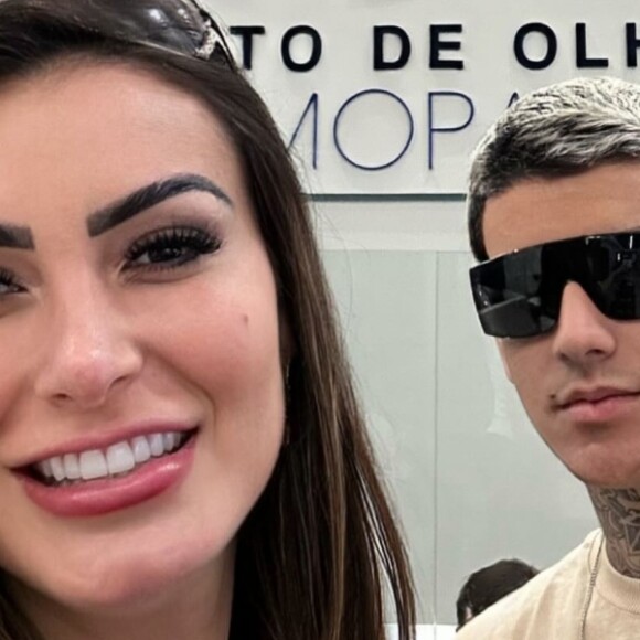 Andressa Urach entrega estado de saúde do filho, Arthur, que grava seus vídeos pornô, após cirurgia sensível nos olhos