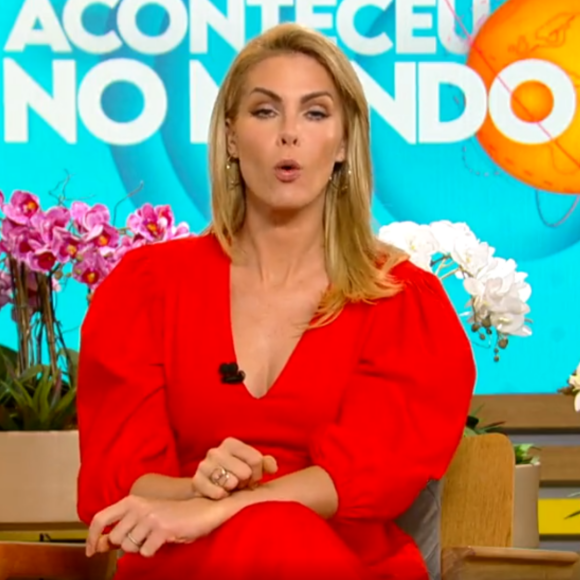 Ana Hickmann tem apresentado o 'Hoje em Dia' normalmente