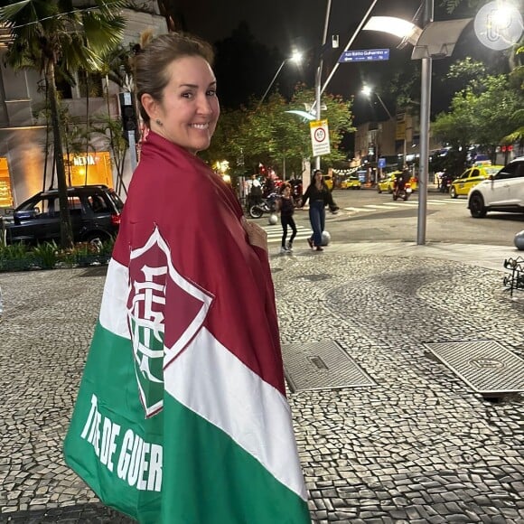 Renata Capucci é torcedora do Fluminense e repórter do 'Fantástico'