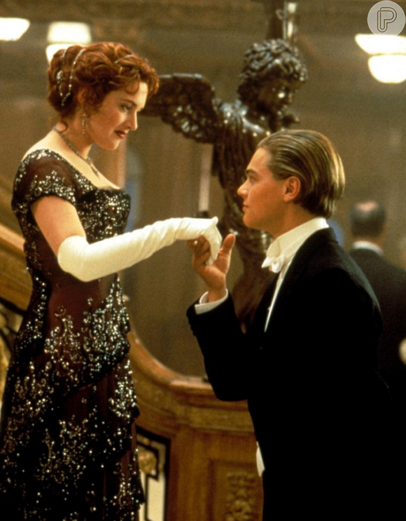 Leonardo DiCaprio protagonizou o clássico 'Titanic' com Kate Winslet