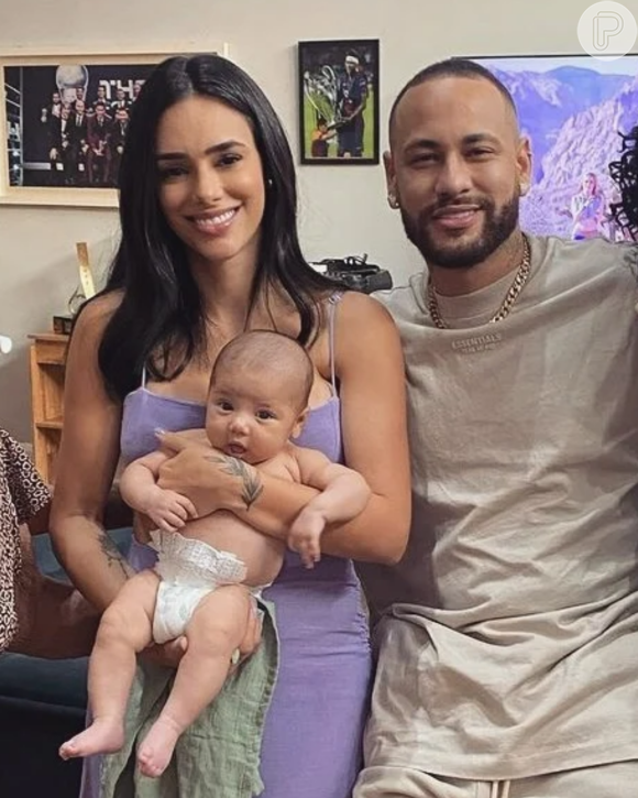 Mavie, filha de Neymar e Bruna Biancardi, tem dois meses