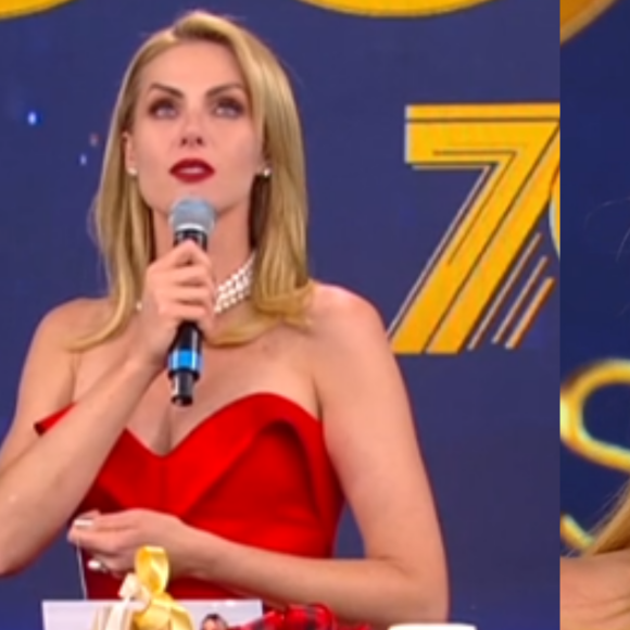 Em meio à separação polêmica, Ana Hickmann chora com presentes de amigo oculto na TV e desabafa: 'Série de provações'
