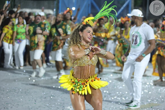 Fabiola Andrade virá pela primeira vez à frente da bateria da Mocidade Independente no carnaval 2024