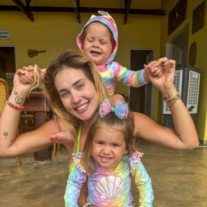 Filha de Virginia Fonseca e Zé Felipe, Maria Alice, 2 anos, fala o nome de praticamente todos os dias, menos o de João Guilherme Ávila