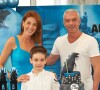 Ex-marido de Ana Hickmann, Alexandre Correa está passando férias com o filho deles