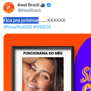 Patrocinadora do 'BBB 24', Kwai soa Vanessa Lopes na prova do líder