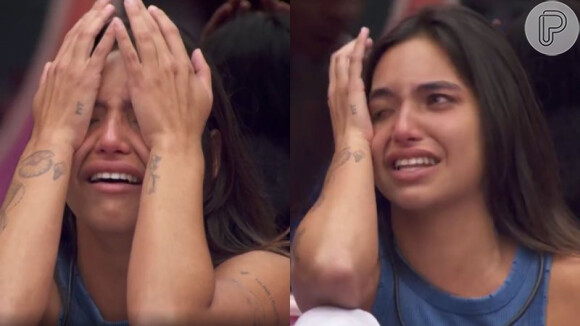 'BBB24': Vanessa Lopes cai no choro após apertar o botão e fala sobre traumas