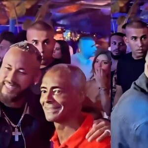 Neymar dividiu opiniões com aparência em festa de Romário
