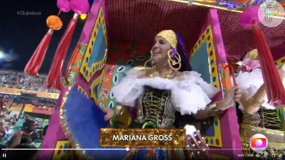 Desfile da Imperatriz no Carnaval do RJ teve participação de Mariana Gross