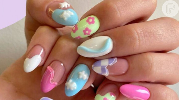 Babadeiras! Essas inspirações de nail art com decoração 3D merecem a sua atenção!