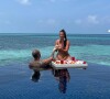 Paolla Oliveira e Diogo Nogueira estão passando alguns dias de férias em Maldivas, um dos destinos mais cobiçados do mundo