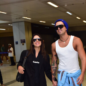 Jade Magalhães e Luan Santana foram clicados juntos em aeroporto de São Paulo em 27 de fevereiro de 2024
