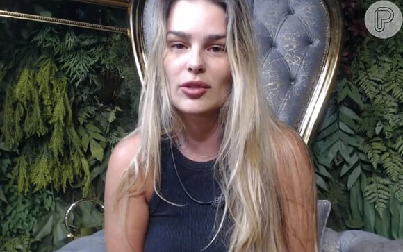 Yasmin Brunet afirma medo do paredão e afirma vontade de ganhar prova do líder