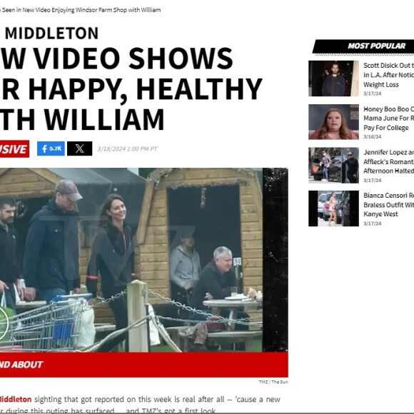 Até o mesmo produtor executivo do TMZ, Charles Latibeaudiere, admitiu algumas desconfianças com relação às imagens de Kate Middleton