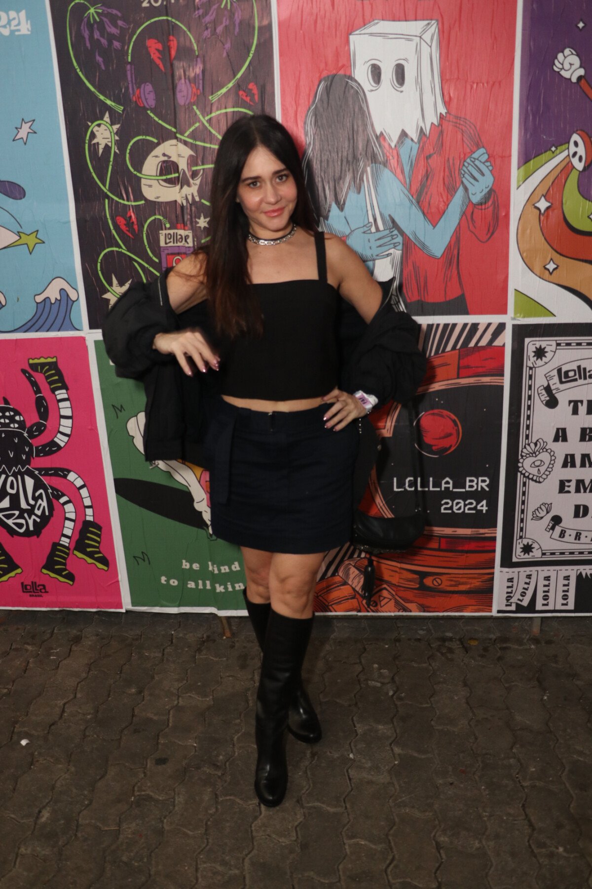 Foto: Lollapalooza 2024: Alessandra Negrini foi outra famosa a apostar no  all black - Purepeople