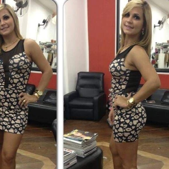Nas novas fotos, Deolane Bezerra aparece com um vestido curtinho e o rosto irreconhecível