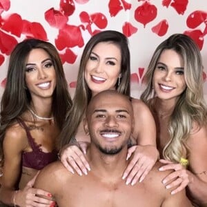 Andressa Urach gravou vídeo pornô com duas mulheres trans e o namorado