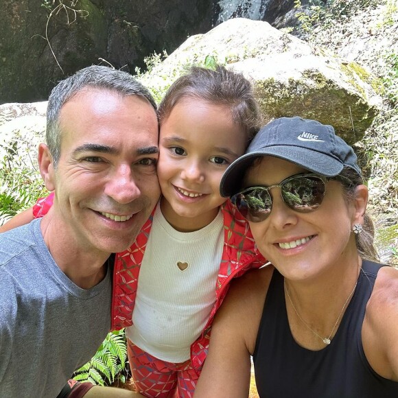 Ticiane Pinheiro também é mãe de Manuella, de 4 anos, fruto do casamento com César Tralli