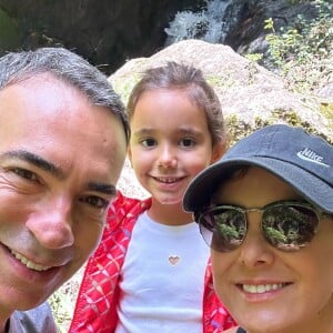 Cesar Tralli é casado com Ticiane Pinheiro desde 2017 e o casal é pai de Manuella, nascida em 2019