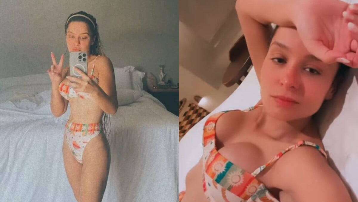 De biquíni, Maiara mostra costelas aparentes e dá close em região íntima  que passou por cirurgia polêmica. Veja foto! - Purepeople