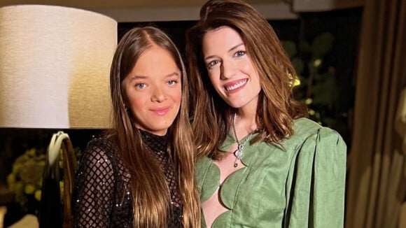 Rafaella Justus usa look all black no aniversário de irmã e beleza da filha de Ticiane Pinheiro rouba a cena: 'Impressionante'
