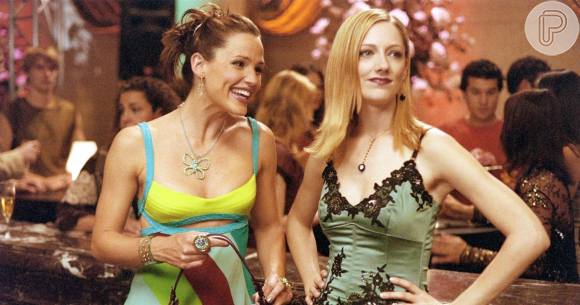 Jennifer Garner (Jenna) e Judy Greer (Lucy) são muito amigas na vida real