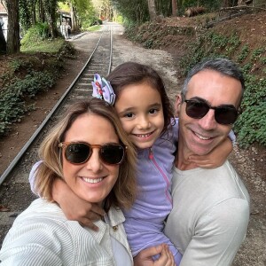 Ticiane Pinheiro também é mãe de Manuella, fruto do casamento com César Tralli