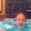 Angélica brincou em piscina imitando a abertura do 'Fantástico'