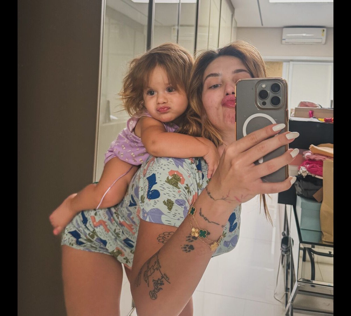 Foto: Além de José Leonardo, Virginia Fonseca já é mãe de Maria Alice e  Maria Flor - Purepeople