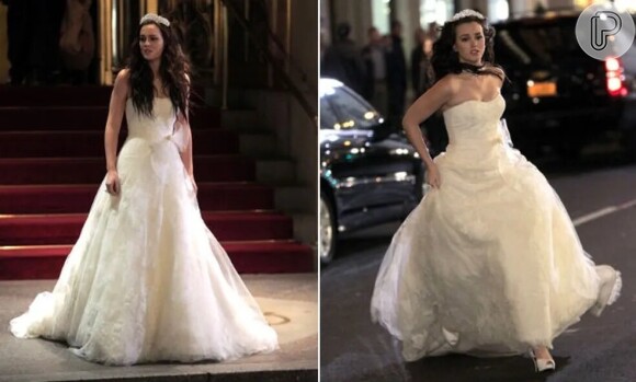 O vestido de casamento de Blair em 'Gossip Girl' é um dos mais elogiados da televisão 