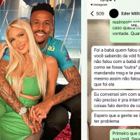 Novos prints de Karoline Lima! Influencer expõe ex-babá que a acusou de ser mãe ausente em polêmica com Éder Militão