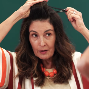 Fátima Bernardes também ressaltou que essa era sua primeira vez fazendo um tutorial e pediu a paciência dos fãs