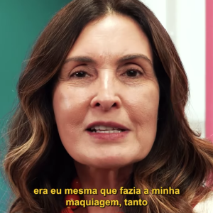 No conteúdo, Fátima Bernardes ainda revelou um segredo de bastidores da Globo: ela mesmo fazia sua maquiagem antigamente